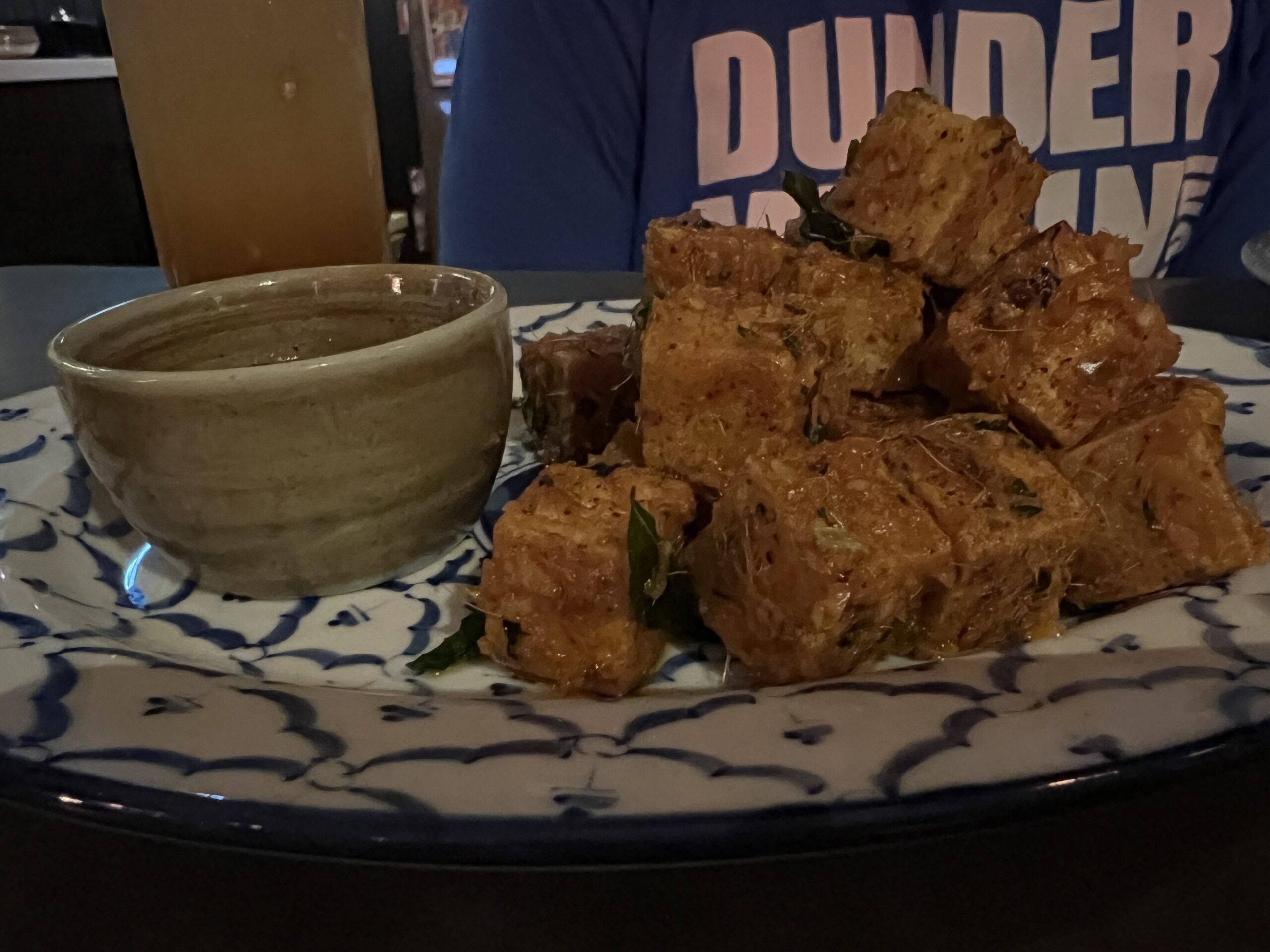 Salt & Pepper Tofu with coriander, garlic, lime @ Madame Hanoi (Adelaide) Salt & Pepper Tofu with coriander, garlic, lime @ Madame Hanoi (Adelaide)